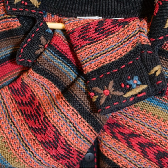 Colorful knit cardigan - Picture 3 of 4